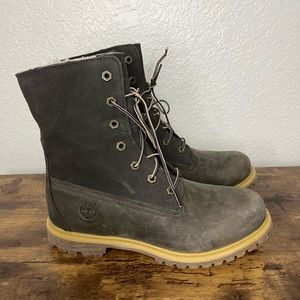 Timberland Women's Linden Woods Waterproof Roll-Top Winter Boots Size 8